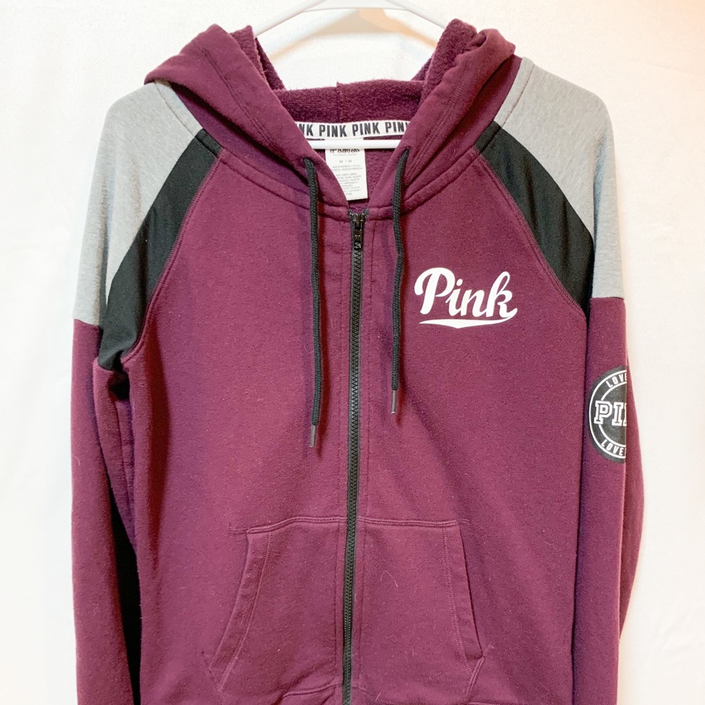 Varsity Zip Up Hoodie